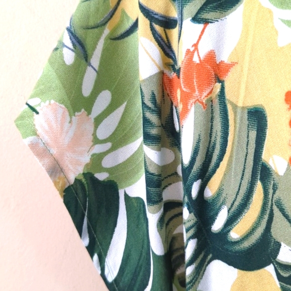 American & Beyond Tropical Flowers High Low Maxi Dress XS - Picture 8 of 16